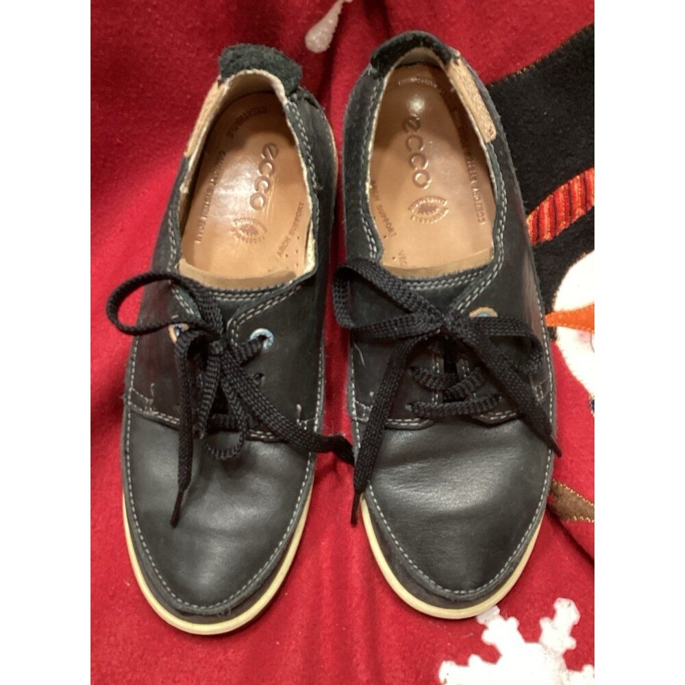 Womens Ecco Damen Chase Size 37 Leather Lace Up Up Comfort Shoes